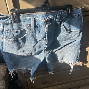 Levi's Light Blue Denim Shorts